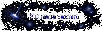 3 D mapa vesmru